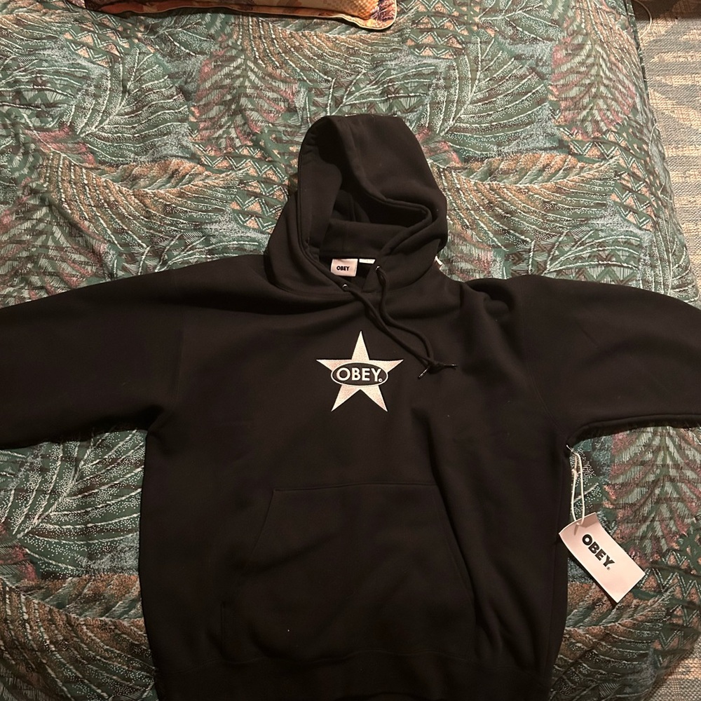 obey hoodie large brand new